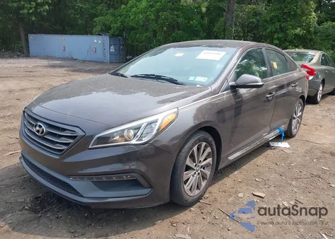 2017 Hyundai Sonata Sport z USA, uszkodzony, nr VIN 5NPE34AF7HH462495